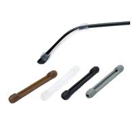 Gafas fijas que bloquean las orejas duelen, caídas de marea, raspadas, silicona, 2 juegos encantadores y prácticos