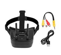 Gafas FPV 5.8G, SwagDrone VR Liviano de 3 Pulgadas Pantalla 480x320 40 Canales Mini Gafas FPV Incorporadas, Accesorios de Batería de 3.7V 1200mAh para Drones Quadcopters Multirotores Piezas de Vehícul