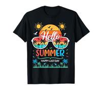 Gafas Happy Last Day Summer Beach Camiseta