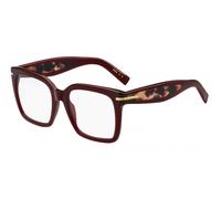 BOSS Montura para gafas graduadas de acetato burdeos con bisagras doradas - StyleBOSS 1733LHF5319, 58137960 Rojo estampado pcs.