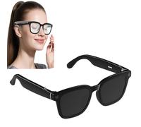 Gafas Inteligentes con CáMara AI (MúSica, Llamadas, Video, Fotos), Gafas De TraduccióN En Tiempo Real, Gafas Bluetooth con Asistente De Voz AI, para Viajes, Reuniones,B