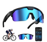 Gafas Inteligentes Con Ia, Cámara De 8 Mp, Lentes UV + Polarizadas, Bluetooth, Compatibles Con ChatGPT/Grabación/Traducción Sincrónica, Gafas Para Llamadas Durante Ciclismo Al Aire Libre Blue