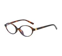 Gafas Luz Azul Gafas Luz Azul Mujer Ovaladas Mujer para Ordenador Sin Graduar para Pantallas de Ordenador Lectura Móvil (Carey)