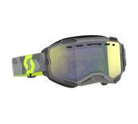 Gafas Moto de nieve Scott Fury Gris claro/Amarillo Neón Gris claro,Amarillo Neón