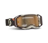 Gafas Moto de Nieve Scott Prospect 2.0 AMP Cromado Marrón oscuro/Beige Marrón oscuro,Beige
