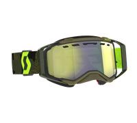 Gafas Moto de Nieve Scott Prospect Snowmobile Cromado Verde Caqui/Amarillo Neón Verde Caqui,Amarillo Neón