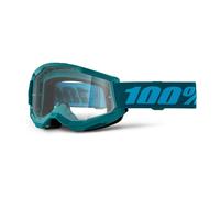 Gafas motocross 100% STRATA 2 New Azul piedra (plexi transparente)
