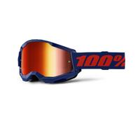 §Gafas de Cross 100% Strata 2 Azul Marino-Rojo§