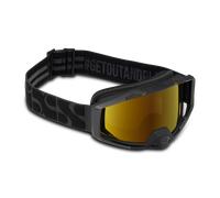Gafas MTB iXS Trigger - Lente Espejada Negro Negro