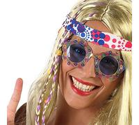 Gafas Multicolor Hippie, Producto de BigBuy carnival