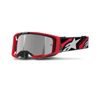 Alpinestars Vision 8 Luar Mirror Gafas de motocross, negro-rojo para Hombres