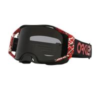 Gafas MX Oakley Heritage Airbrake Eddie - Rojo Eddie-Gris Oscuro Rojo Eddie-Gris Oscuro