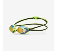 Speedo Unisex Gafas de natación Vanquisher 3.0 de espejo Hyper Yellow/Cobalt/Emerald One Size
