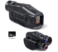 Gafas nocturnas, 1080P HD monocular dispositivo de visión nocturna recargable infrarrojo 5x zoom digital gafas caza camping telescopio grabación al aire libre dispositivo de visión nocturna (color: