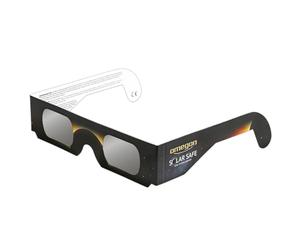 Gafas para eclipses solares Omegon Solar Safe | Observación Segura | Cumple ISO 12312-2 | Lentes de polímero Resistentes a arañazos | Made in USA | para el Eclipse Solar 2026