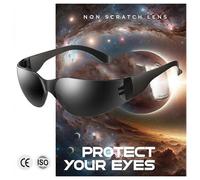 Gafas para el eclipse solar de 2024 con certificación CE e ISO, seguras para la observación del sol.