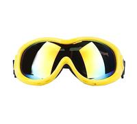 Gafas para mascotas de protección de Pet Vilegle a Gafas de sol a prueba de viento para mascotas para mascotas (Amarillo)