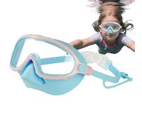 Gafas para niños con cubierta de nariz, gafas de nariz, a prueba de fugas, visión clara, antivaho, ajustables, ajuste cómodo para niños de 4 a 15 años, buceo, campamentos de verano, playa, deportes