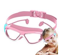 Gafas para niños para natación, gafas de agua para niños - Gafas de natación con tapones para los oídos,Paplug de orejas anti-fog anti-fog anti-fog de marco impermeable con estuche de 2 a 14 años para