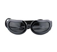 Gafas para Perros, Gafas de Sol para Perros Gafas De Sol For Mascotas con Diseño Orificio Aire Ajustable Visión Clara Y Transpirables(Black)