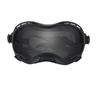 Gafas para Perros, Gafas de Sol para Perros Gafas for Mascotas, Gafas de Sol Perros Grandes, Resistentes a los Rayos UV y al Viento, Moto Exteriores, Elegantes(Black-Grey,L)