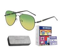 Gafas para visión nocturna durante la conducción - Gafas de seguridad amarillas con polarizadas y ergonómicas | Conducción antideslumbramiento, para conductores de sexo masculino y femenino, coche