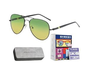 Gafas para visión nocturna durante la conducción - Gafas de seguridad amarillas con polarizadas y ergonómicas | Conducción antideslumbramiento, para conductores de sexo masculino y femenino, coche