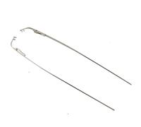 Gafas Patilla Patilla 10 pares de gafas de Metal, gafas, patillas de templo, gafas sin montura de Metal, varilla for gafas(Silver)
