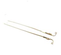 Gafas Patilla Patilla 10 pares de gafas de Metal, gafas, patillas de templo, gafas sin montura de Metal, varilla for gafas(Gold)