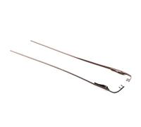 Gafas Patilla Patilla 10 pares de gafas de Metal, gafas, patillas de templo, gafas sin montura de Metal, varilla for gafas(Brown)