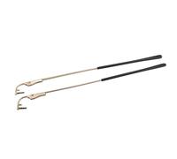 Gafas Patilla Patilla 10 pares de gafas sin montura de Metal for primavera, gafas de sol con patillas, gafas de brazo, pierna de repuesto con punta, pistola dorada, plateada y negra(T49 Rose Gold)