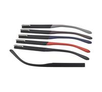 Gafas Patilla Patilla Bisagra flexible for gafas TR90, 2 pares, for reparación de varilla rota, repuesto de resorte, memoria, pierna TR006(Black Brown)