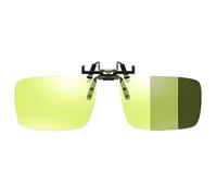 Gafas polarizadas con clip de filtro de color para mejorar la visión en condiciones de poca luz, filtro de bloqueo de luz para gafas/gafas