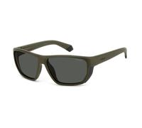 GAFAS POLAROID - Modelo: PLD 7057/S_ C: MATTE GREEN/Eye size: 60 - Puente size: 15 Salud y cuidado personal