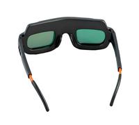 Gafas protectoras de oscurecimiento automático sin batería, alimentadas por energía solar, diseño ajustable para trabajos de soldadura, gafas de oscurecimiento automático ajustables