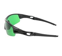 Gafas Protectoras para Sala de Cultivo, Gafas UV con Luz LED HPS para Trabajar, Fáciles de Transportar para Horticultura Al Aire Libre (1 Juego, negro) (GREEN)