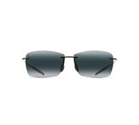 Maui Jim Lighthouse Gafas, Gloss Black, 65/13/127 Unisex Adultos