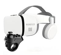 Gafas Realidad Virtual Pantalla Completa Gafas 3D VR con Control Remoto, Gafas Estéreo Originales 3D VR para iPhone 14 13 12 11 Pro Mini X R S MAX Samsung Galaxy Juego Realidad Virtual para Teléfonos