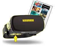 Gafas Realidad Virtual Profesionales + Guía de Juegos Realidad Virtual gratuitos. Botón mecánico Gaming Incorporado y Acabados en Tela.Compatible con Android y iPhone -Gafas VR para movil Gafas 3D