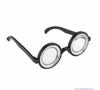 Gafas redondas de burbujas para disfraz de botella de Coca-Cola