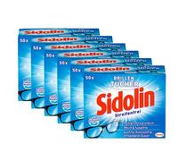Sidolin Paños de limpieza húmedos para gafas, pantallas y pantallas (50 unidades)