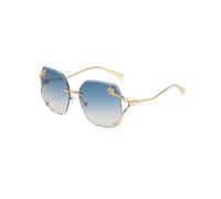 Gafas sin marco de moda retro gafas de sol hombres y mujeres gafas de sol de moda sin marco (Gris)
