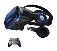 Gafas VR, Gafas de Virtual Reality 3D, VR Gafas con Controlador Bluetooth, Compatibles con Dispositivos Android y iPhone 4,7-7,2 Pulgadas, para niños y Adultos(C)