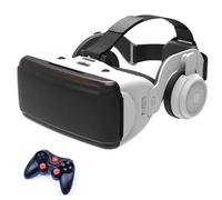 Gafas VR, Gafas de Virtual Reality 3D, VR Gafas con Controlador Bluetooth, Compatibles con Dispositivos Android y iPhone 4,7-7,2 Pulgadas, para niños y Adultos(E)