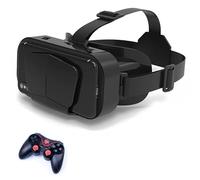 Gafas VR, Gafas de Virtual Reality 3D, VR Gafas con Controlador Bluetooth, Compatibles con Dispositivos Android y iPhone 4,7-7,2 Pulgadas, para niños y Adultos(E)