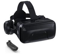 Gafas VR, Gafas de Virtual Reality 3D, VR Gafas con Controlador Bluetooth, Compatibles con Dispositivos Android y iPhone 4,7-7,2 Pulgadas, para niños y Adultos(B)