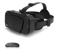 Gafas VR, Gafas de Virtual Reality 3D, VR Gafas con Controlador Bluetooth, Compatibles con Dispositivos Android y iPhone 4,7-7,2 Pulgadas, para niños y Adultos(D)