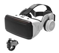 Gafas VR, Gafas de Virtual Reality 3D, VR Gafas con Controlador Bluetooth, Compatibles con Dispositivos Android y iPhone 4,7-7,2 Pulgadas, para niños y Adultos(A)
