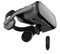 Gafas VR, Gafas de Virtual Reality 3D, VR Gafas con Controlador Bluetooth, Compatibles con Dispositivos Android y iPhone 4,7-7,2 Pulgadas, para niños y Adultos(F)