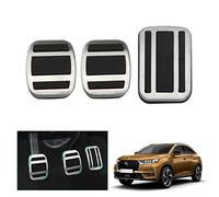 GAFAT 2017-2022 DS 7 Crossback/DS 3 Crossback Pedales para Gas y Freno, DS7 Crossback Tapas de Pedales Cubierta Pedales Cubierta Cubierta de Pedales de Cubierta de Base [Transmisión Manual]